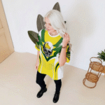 Banana Logo 3D Tshirt Custom Skull Emblem Yellow White