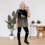 Banana Logo 3D Tshirt Custom Tree Branches Design Black