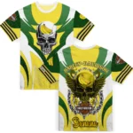 Banana Logo 3D Tshirt Custom Skull Emblem Yellow White