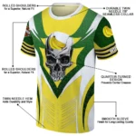 Banana Logo 3D Tshirt Custom Skull Emblem Yellow White