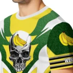 Banana Logo 3D Tshirt Custom Skull Emblem Yellow White