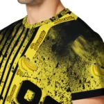 Banana Logo 3D Tshirt – Custom Splatter Art Motif Yellow Black