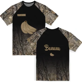banana logo 3d tshirt custom tree branches design black fashion forward.webp