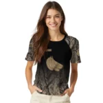 Banana Logo 3D Tshirt Custom Tree Branches Design Black