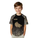 Banana Logo 3D Tshirt Custom Tree Branches Design Black