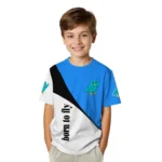 bird logo 3d tshirt abstract curve blue white best selling.webp