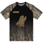 bird logo 3d tshirt custom tree branches design black best selling.webp