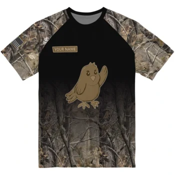 bird logo 3d tshirt custom tree branches design black best selling.webp