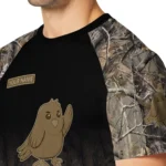 bird logo 3d tshirt custom tree branches design black best selling.webp