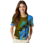 bird logo 3d tshirt custom tropical scene blue best selling.webp