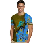 bird logo 3d tshirt custom tropical scene blue best selling.webp