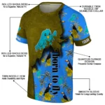 bird logo 3d tshirt custom tropical scene blue best selling.webp