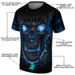bird logo 3d tshirt fiery skull blue black best selling.webp