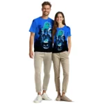 bird logo 3d tshirt horror icons blue black best selling.webp