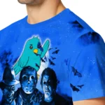 bird logo 3d tshirt horror icons blue black best selling.webp